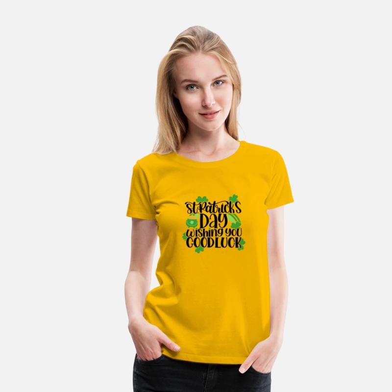 St. Patrick's Day Good Luck T-Shirt, Clover and Po