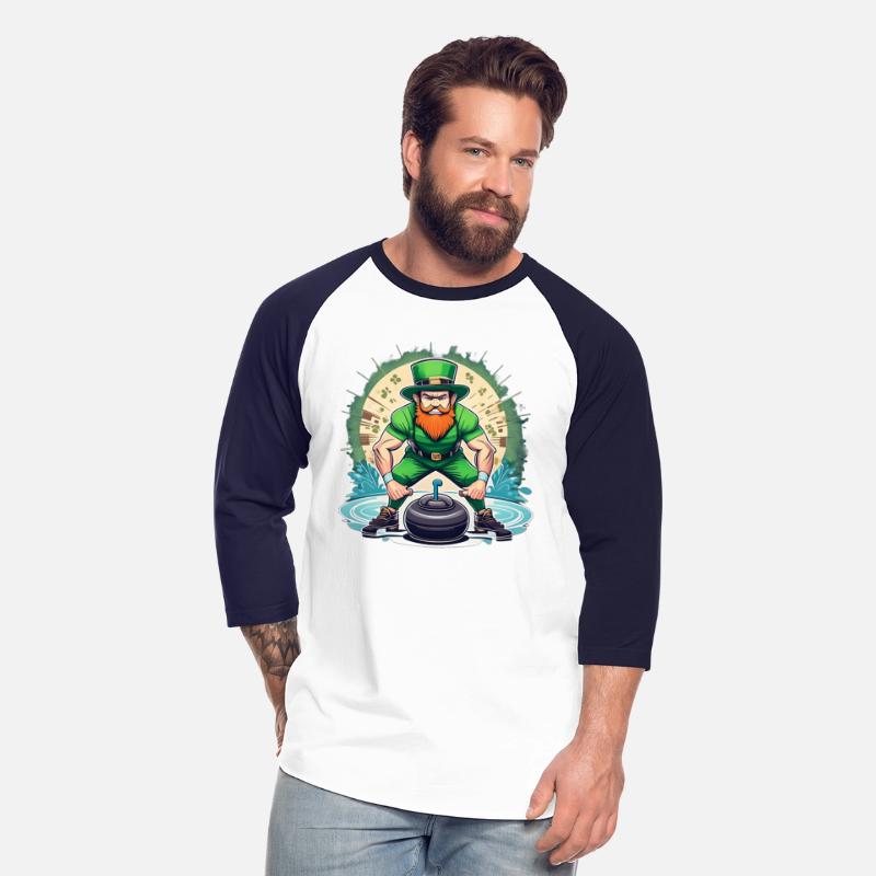 St. Patrick's Day Shamrock St Paddy's Day Curling