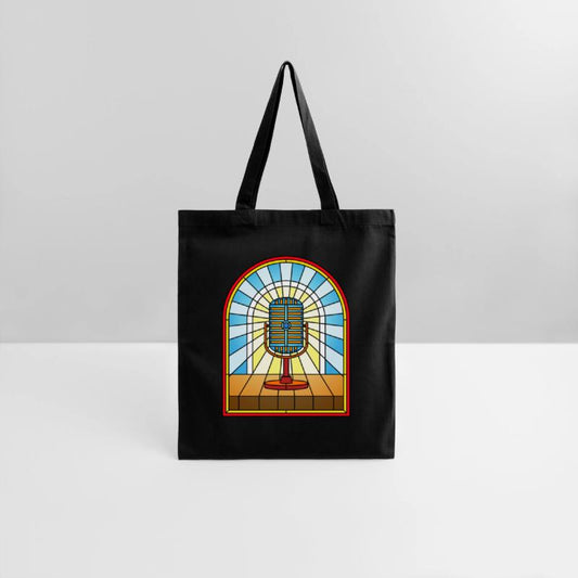 Stained Glass Window Vintage Microphone