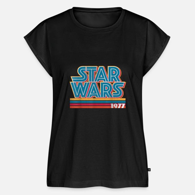 Star Wars Super Retro Striped Logo 1977 Graphic