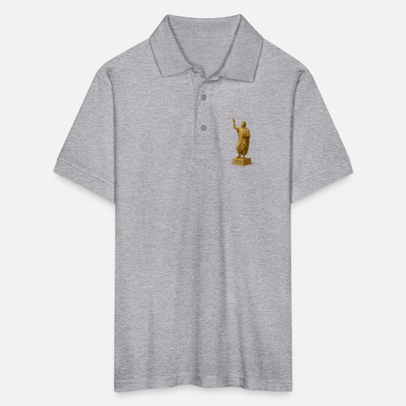 Statue of Jesus Christ Holding Phone