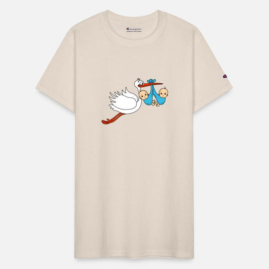 Stork Twins Baby Babies Boys Pregnancy Sons