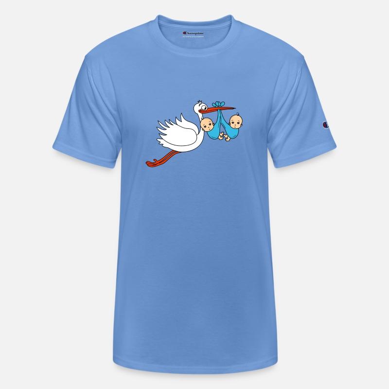 Stork Twins Baby Babies Boys Pregnancy Sons