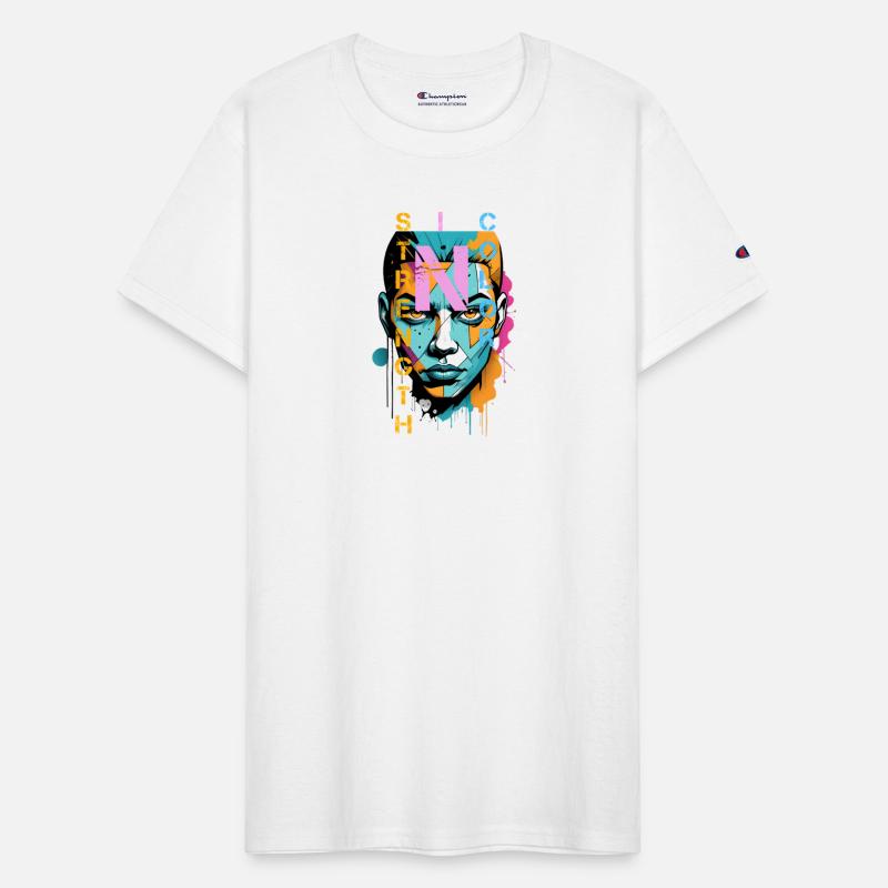 Strength in Color – Urban Graffiti Art Tee.