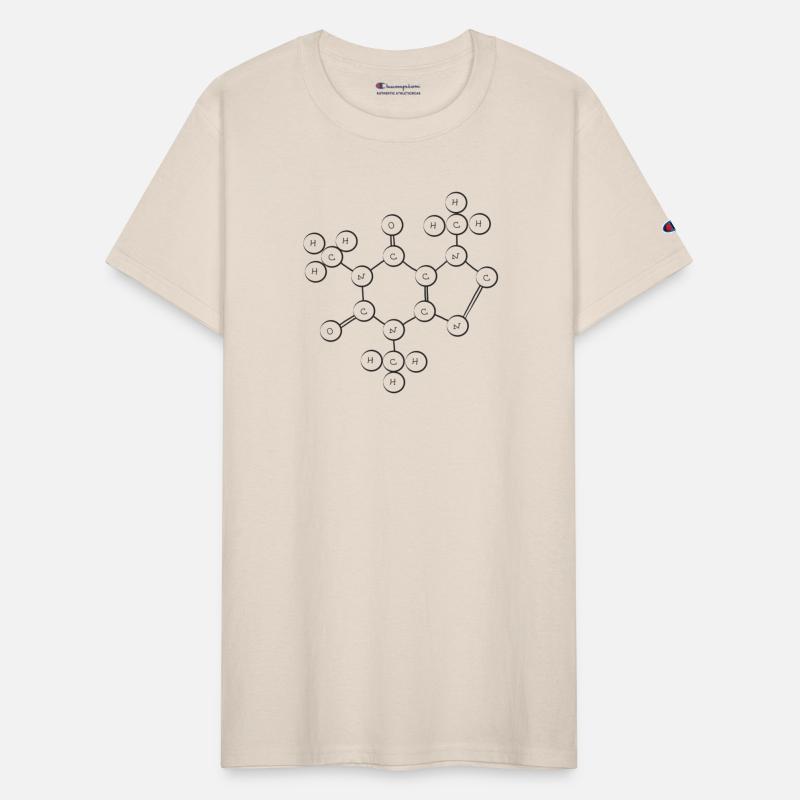 structural formula of coffein molecule
