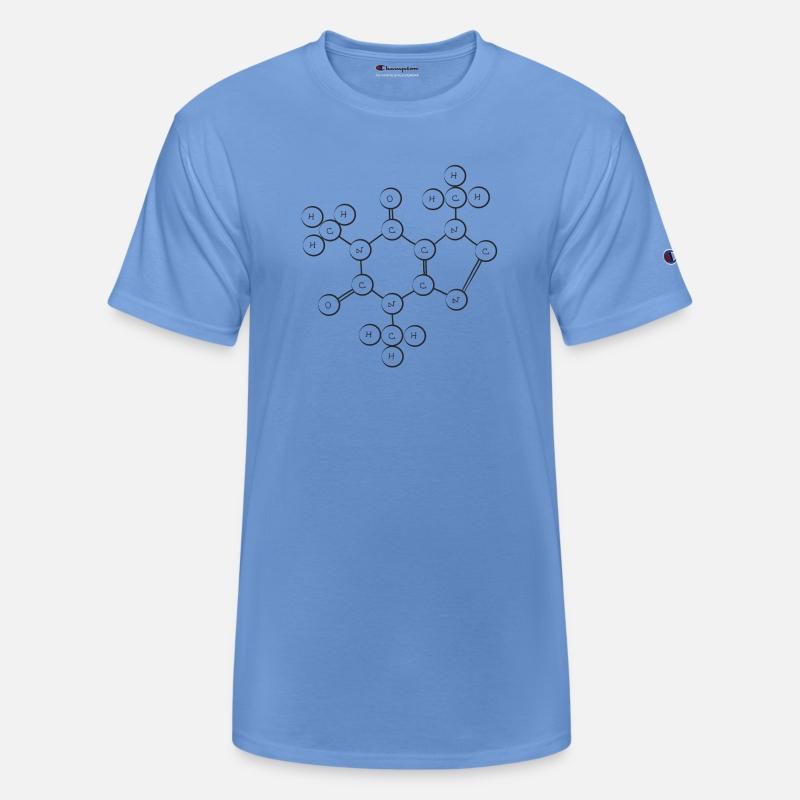 structural formula of coffein molecule
