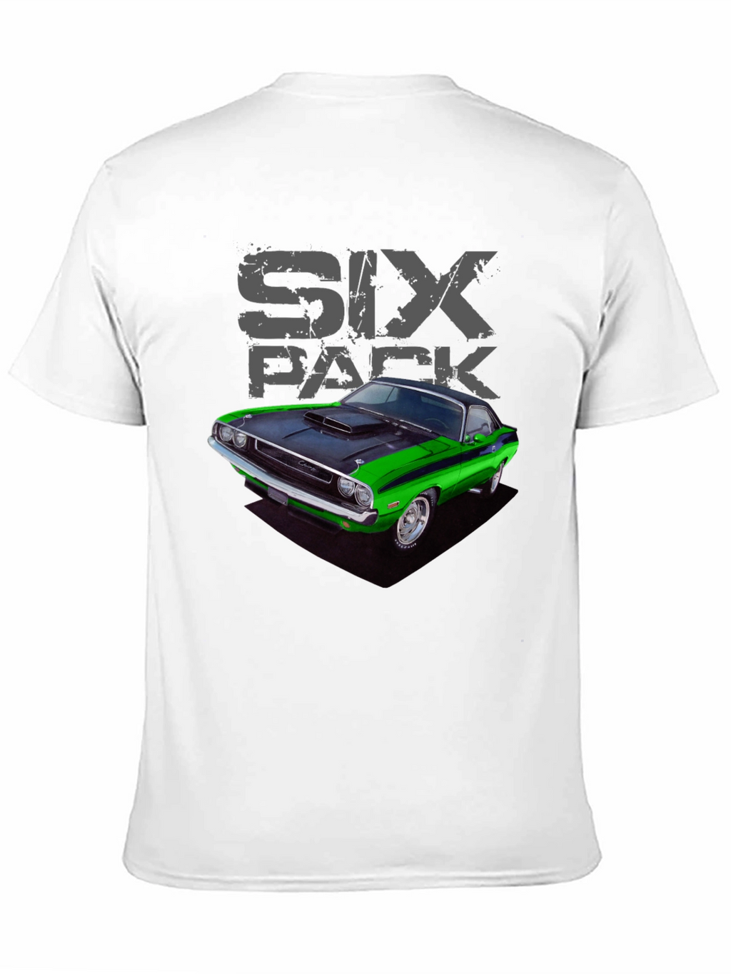 Six Pack Muscle Car Graphic T-Shirt