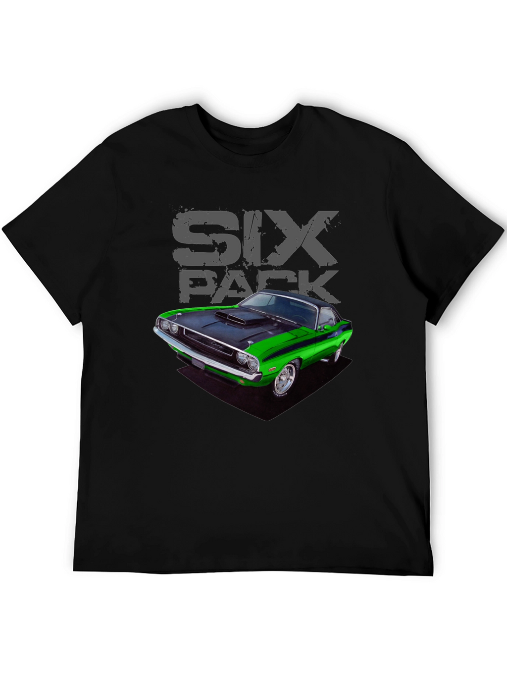 Six Pack Muscle Car Graphic T-Shirt