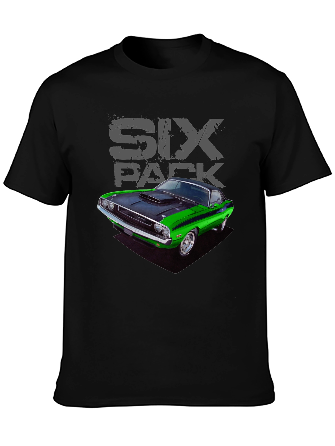 Six Pack Muscle Car Graphic T-Shirt