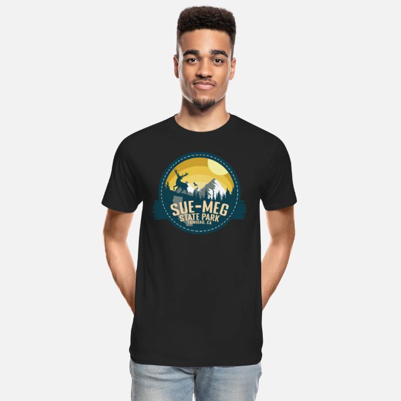Sue-Meg State Park California CA Retro Badge