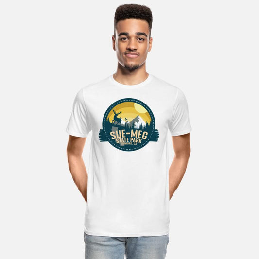 Sue-Meg State Park California CA Retro Badge