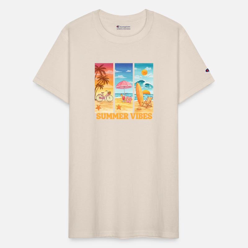 Summer Vibes Beach Art: Vacation Life Design