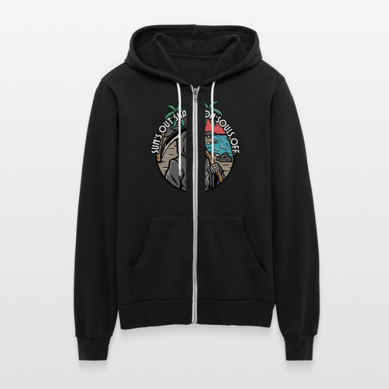 Sun Out Shade On Soul Off Funny Grim Reaper Summer