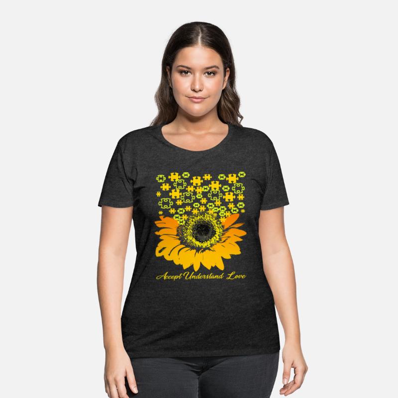 Sunflower Accept Understand Love Autism Awareness