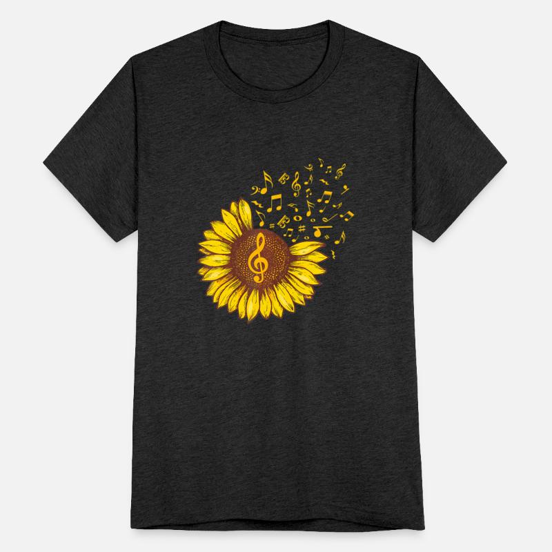 Sunflower Music Note Music Lovers