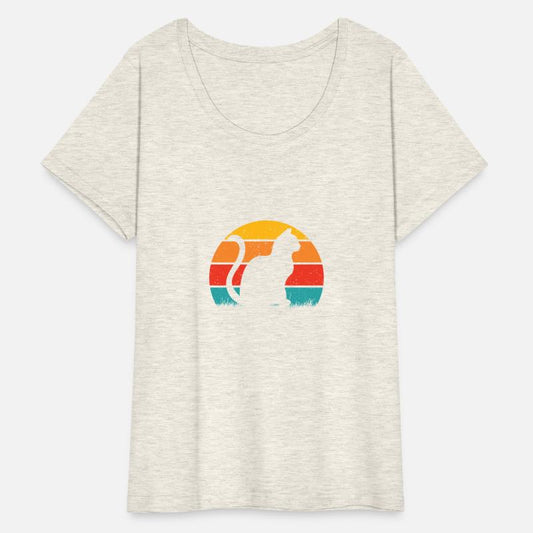 SUNSET CAT SILHOUETTE