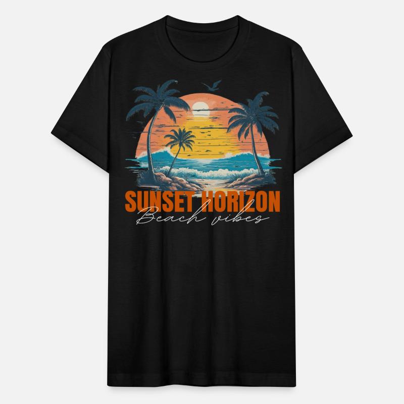 sunset horizon summer vibes