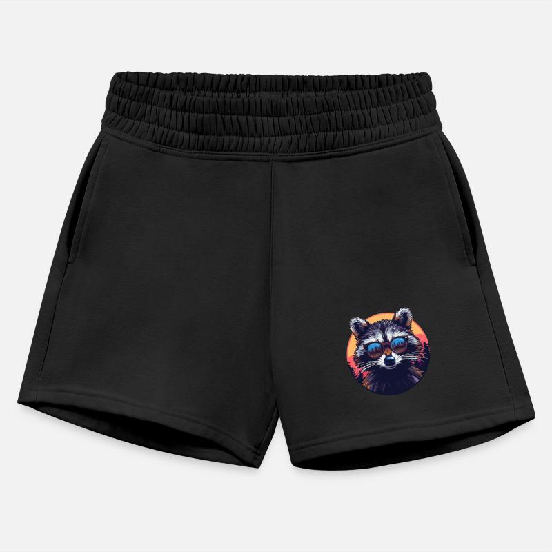 Sunset Raccoon with Sunglasses