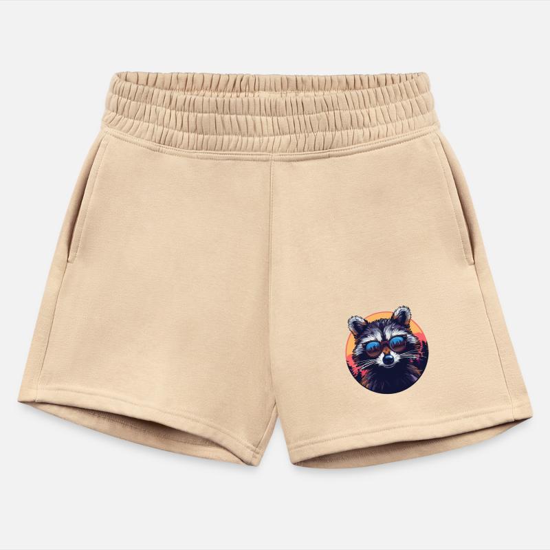 Sunset Raccoon with Sunglasses