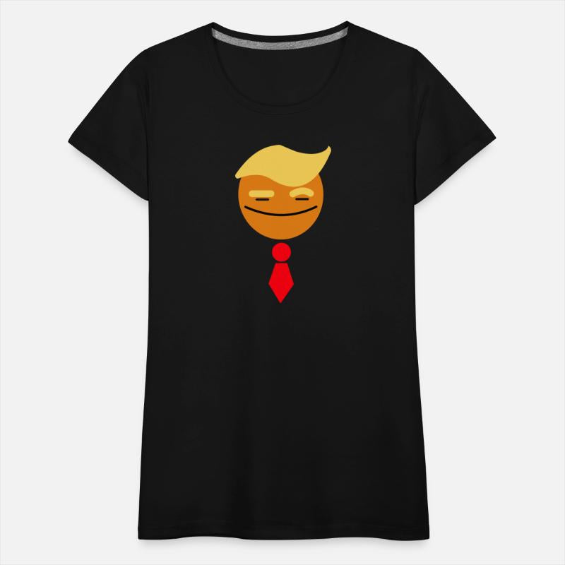 Support Donald J. Trump. Smile-Red Tie Trump.