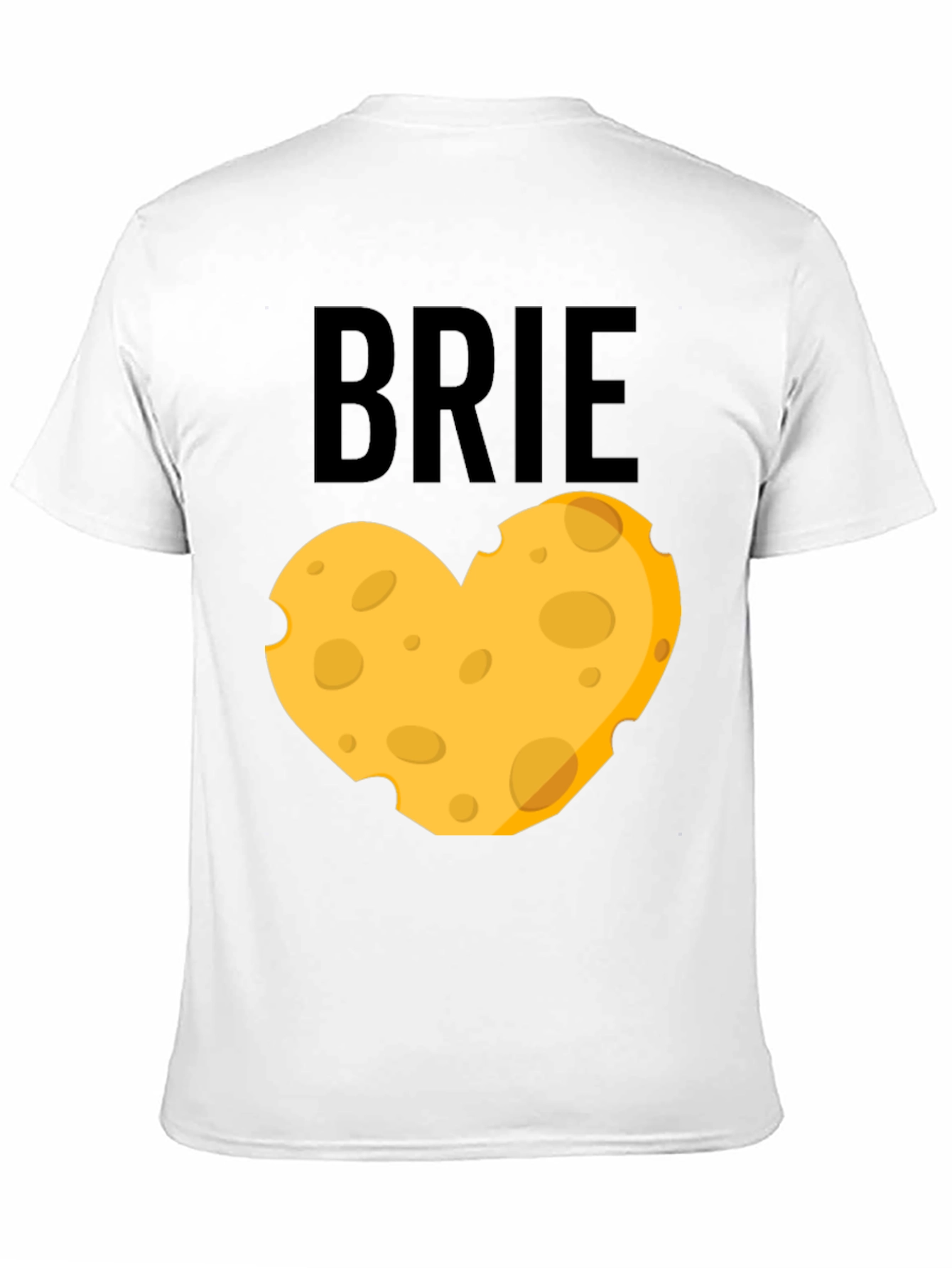 Brie Cheese Lover T-Shirt - Heart Shaped Cheese