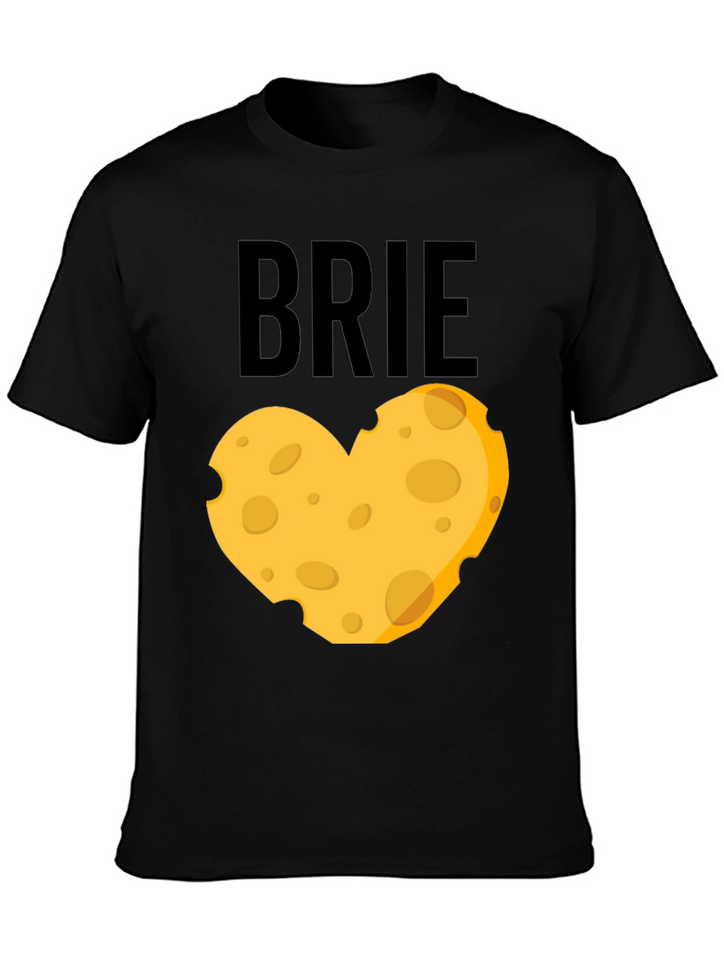 Brie Cheese Lover T-Shirt - Heart Shaped Cheese