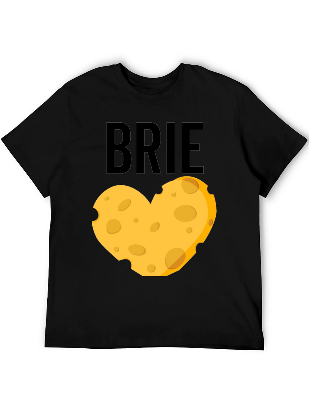 Brie Cheese Lover T-Shirt - Heart Shaped Cheese