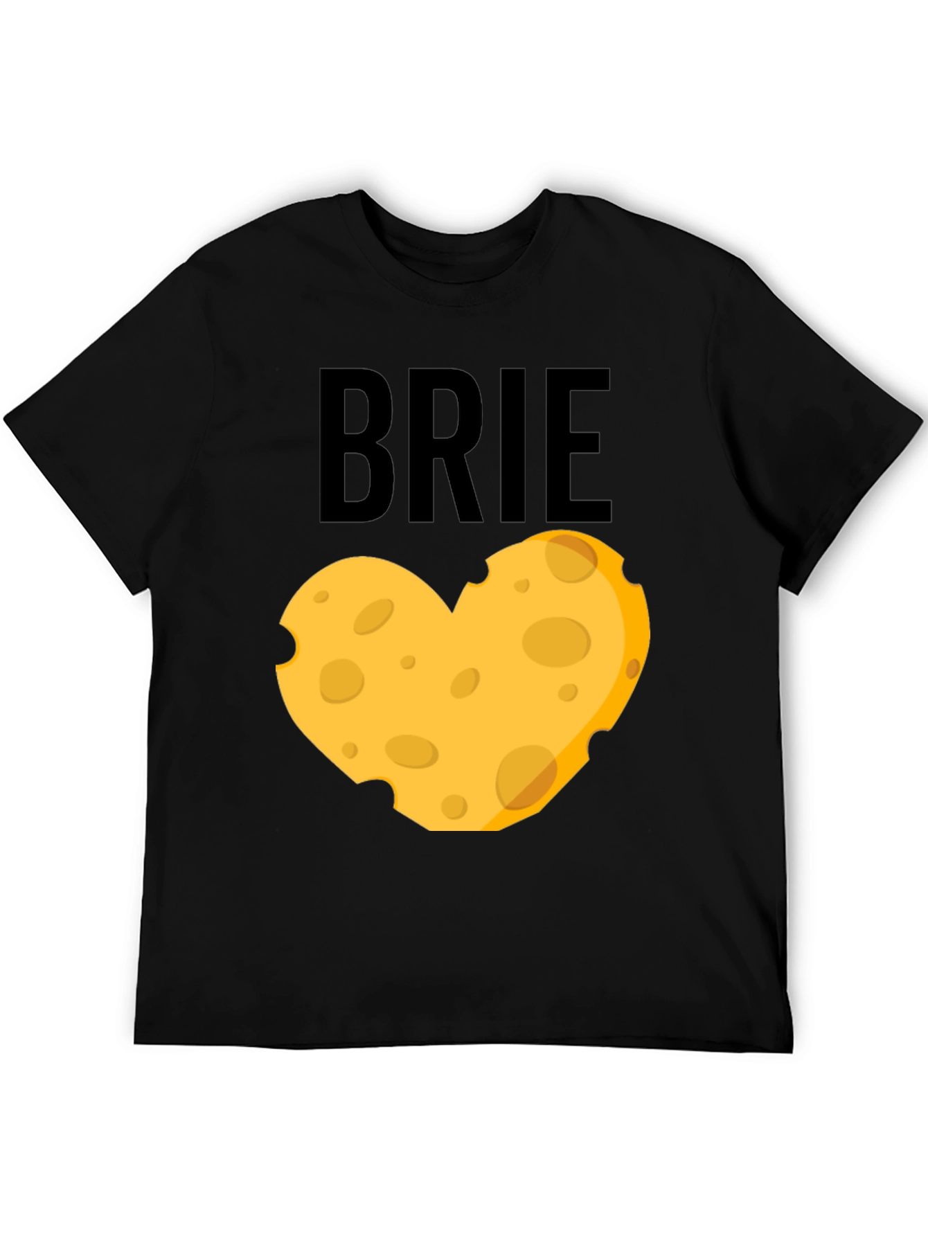 Brie Cheese Lover T-Shirt - Heart Shaped Cheese