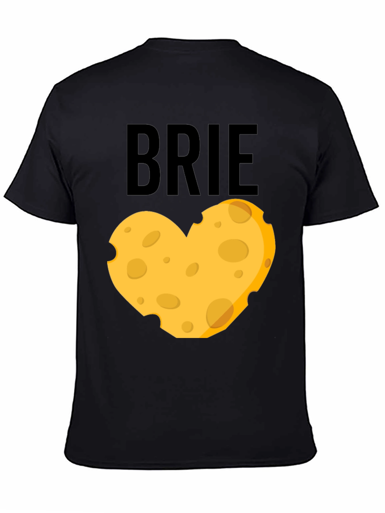 Brie Cheese Lover T-Shirt - Heart Shaped Cheese