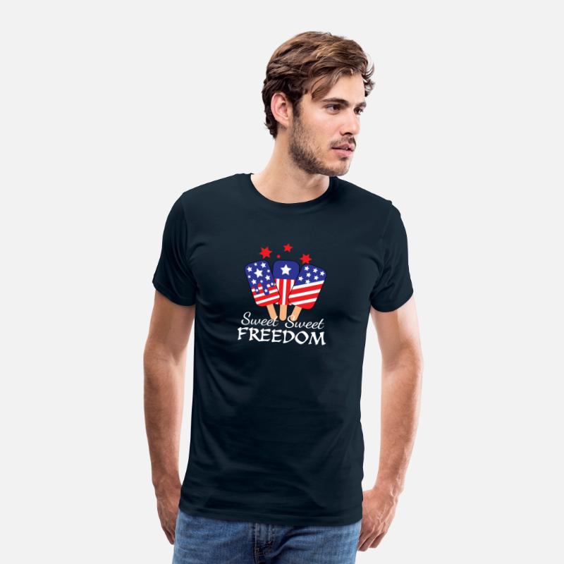 Sweet Freedom Icream 4th July America Flag