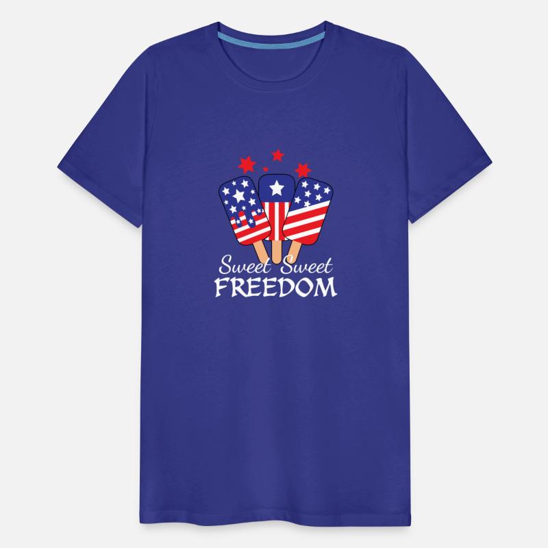 Sweet Freedom Icream 4th July America Flag
