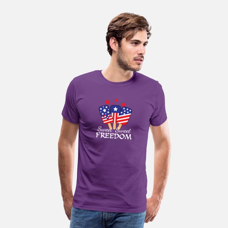 Sweet Freedom Icream 4th July America Flag