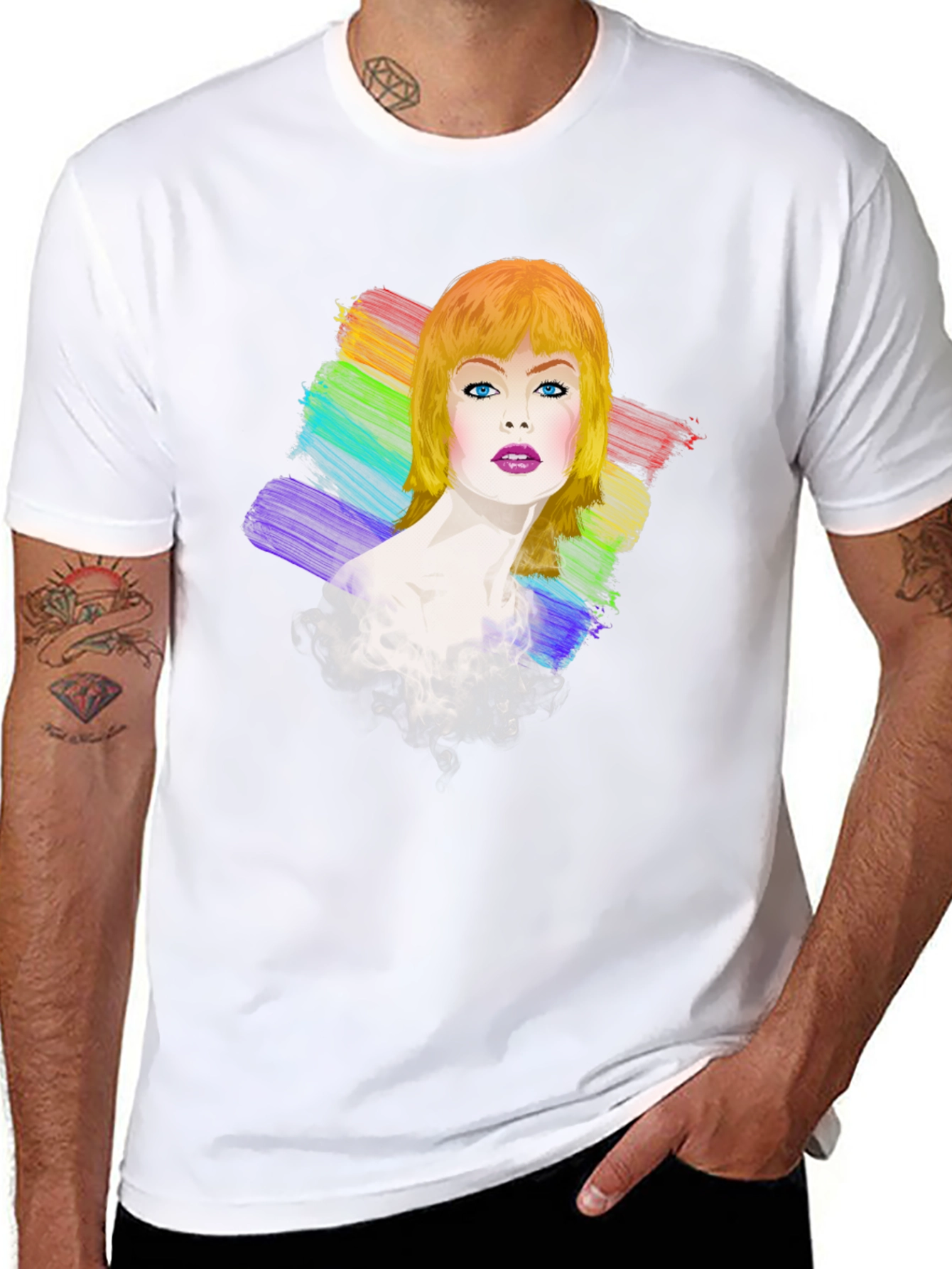 Rainbow Pride Graphic Tee - Modern Fit