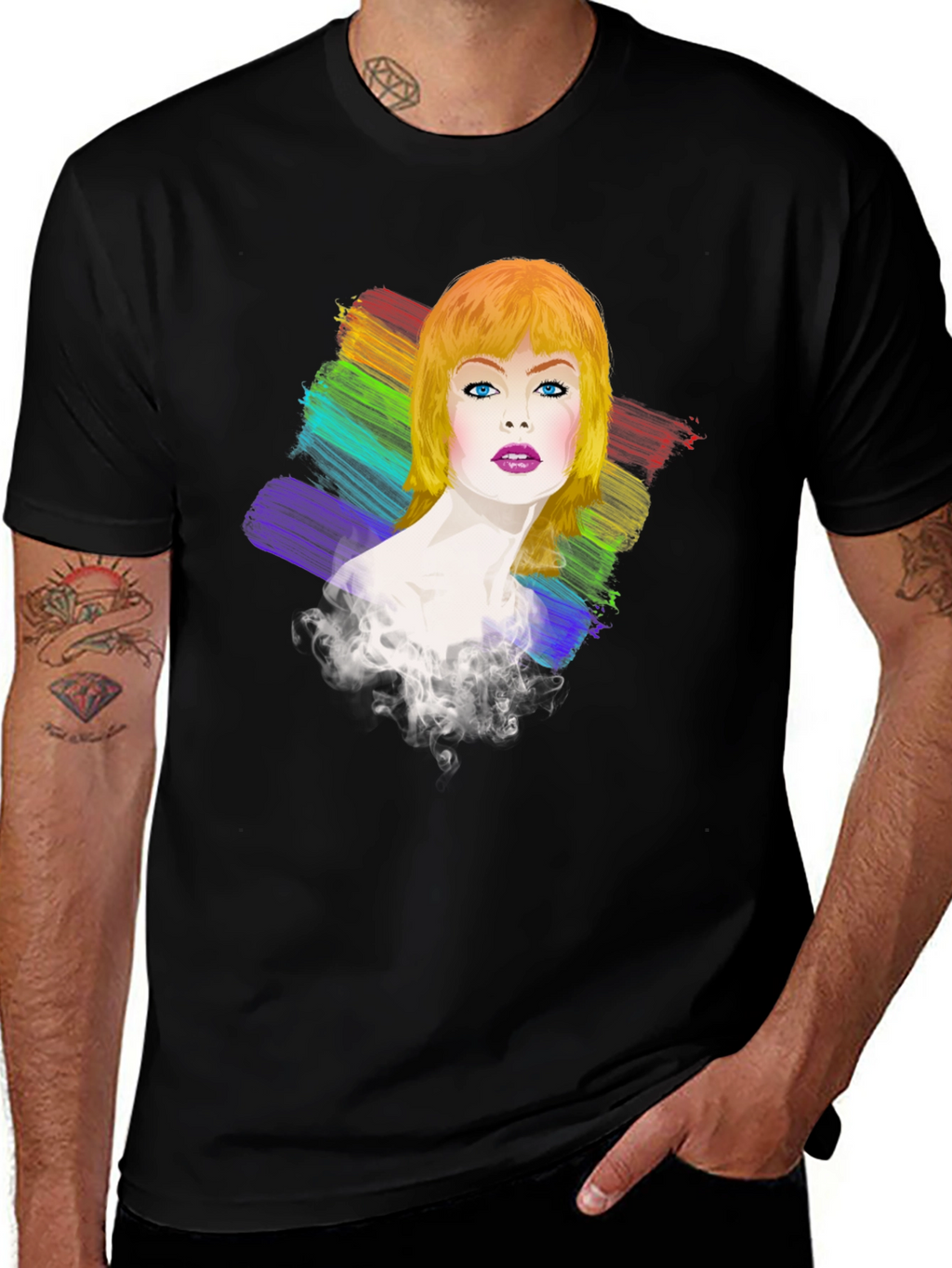 Rainbow Pride Graphic Tee - Modern Fit
