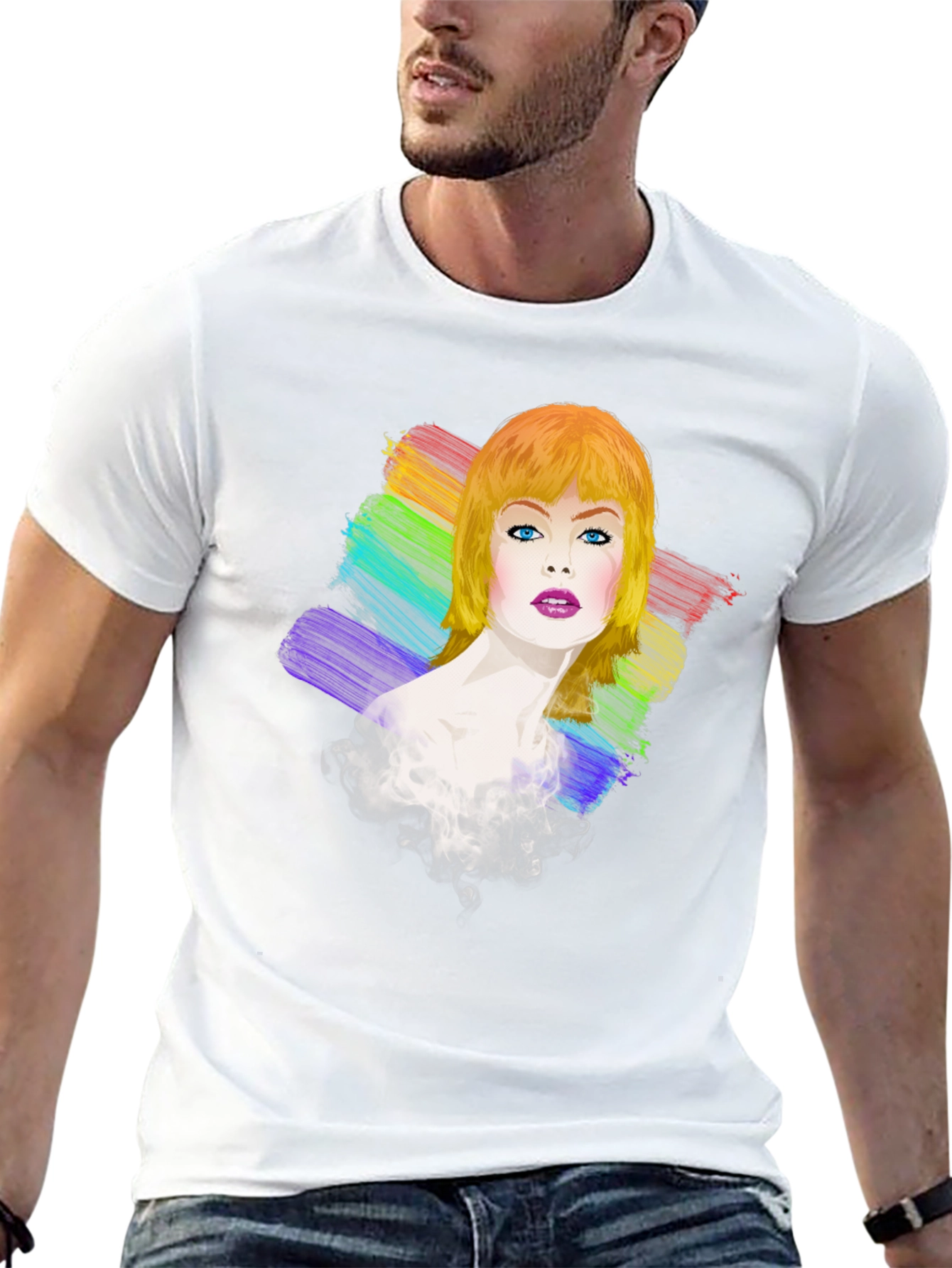 Rainbow Pride Graphic Tee - Modern Fit