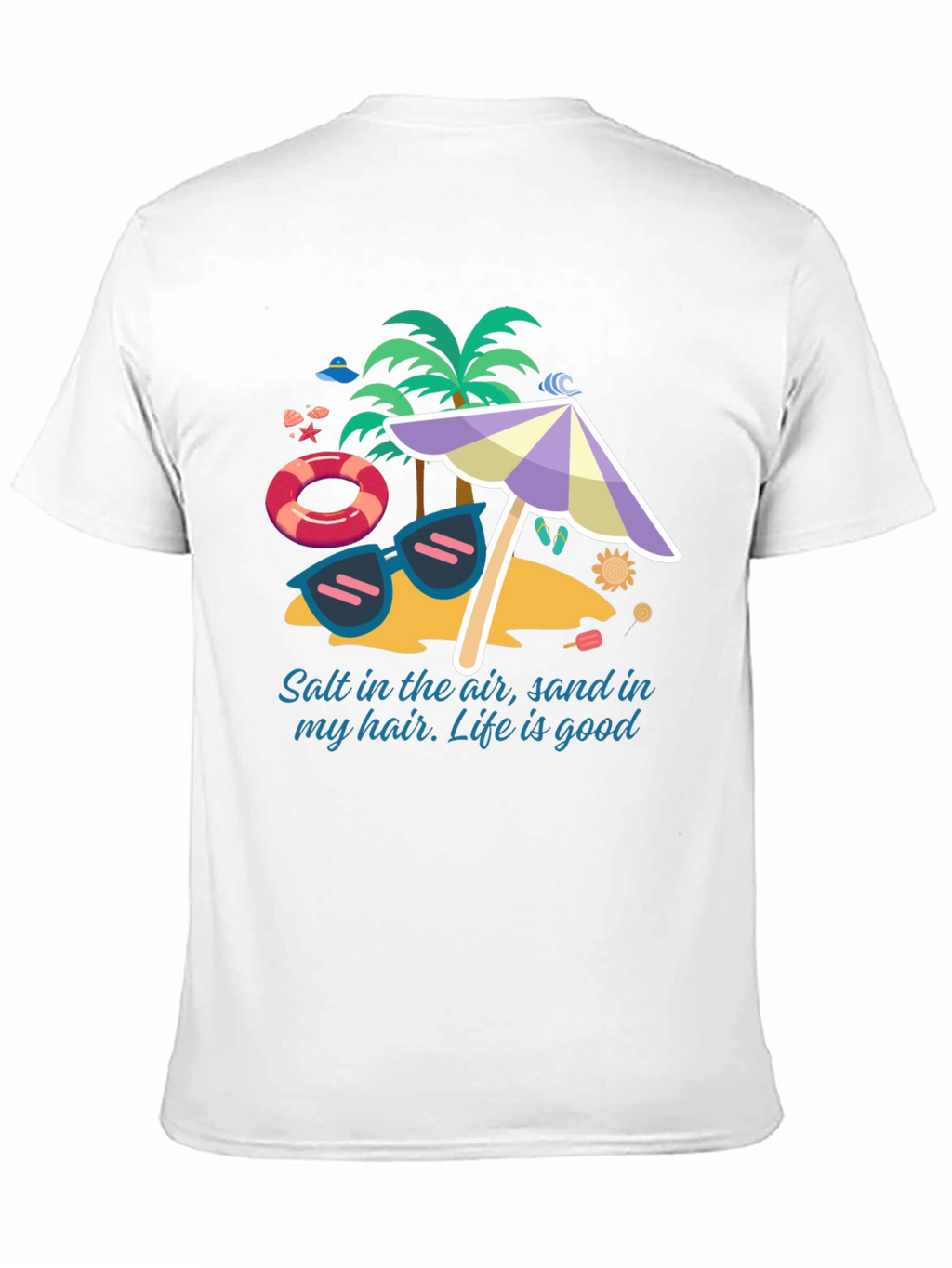 Salt In The Air Beach Graphic T-Shirt