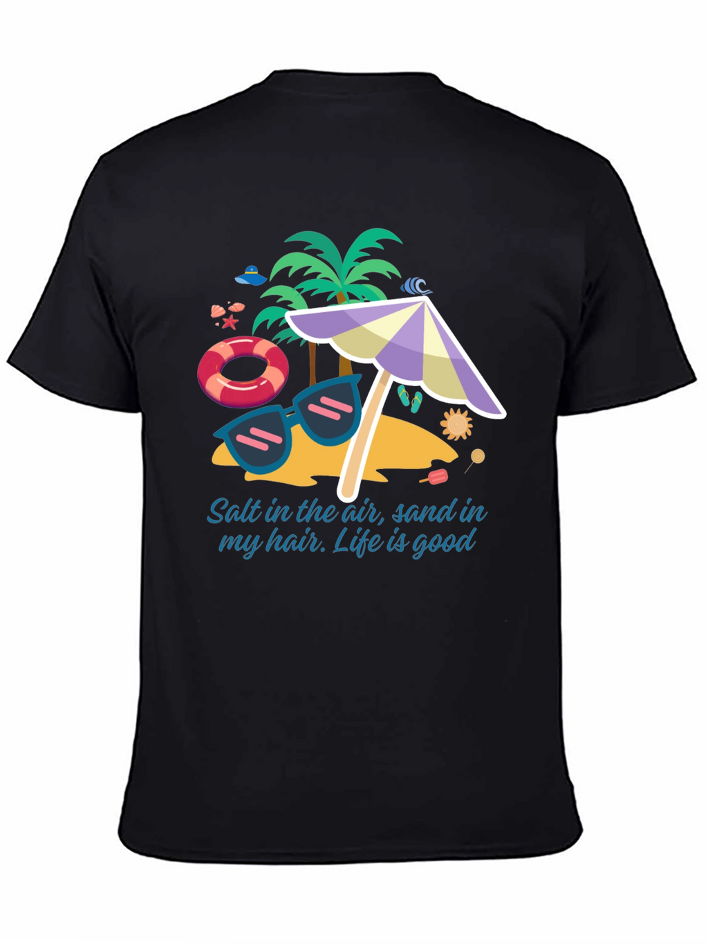 Salt In The Air Beach Graphic T-Shirt