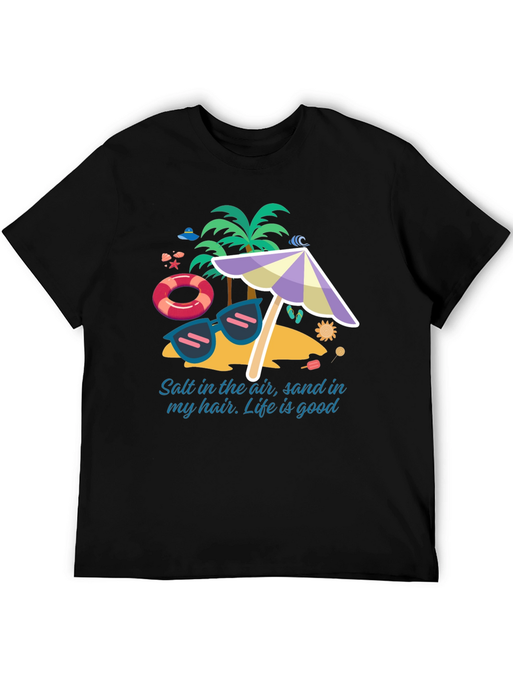 Salt In The Air Beach Graphic T-Shirt