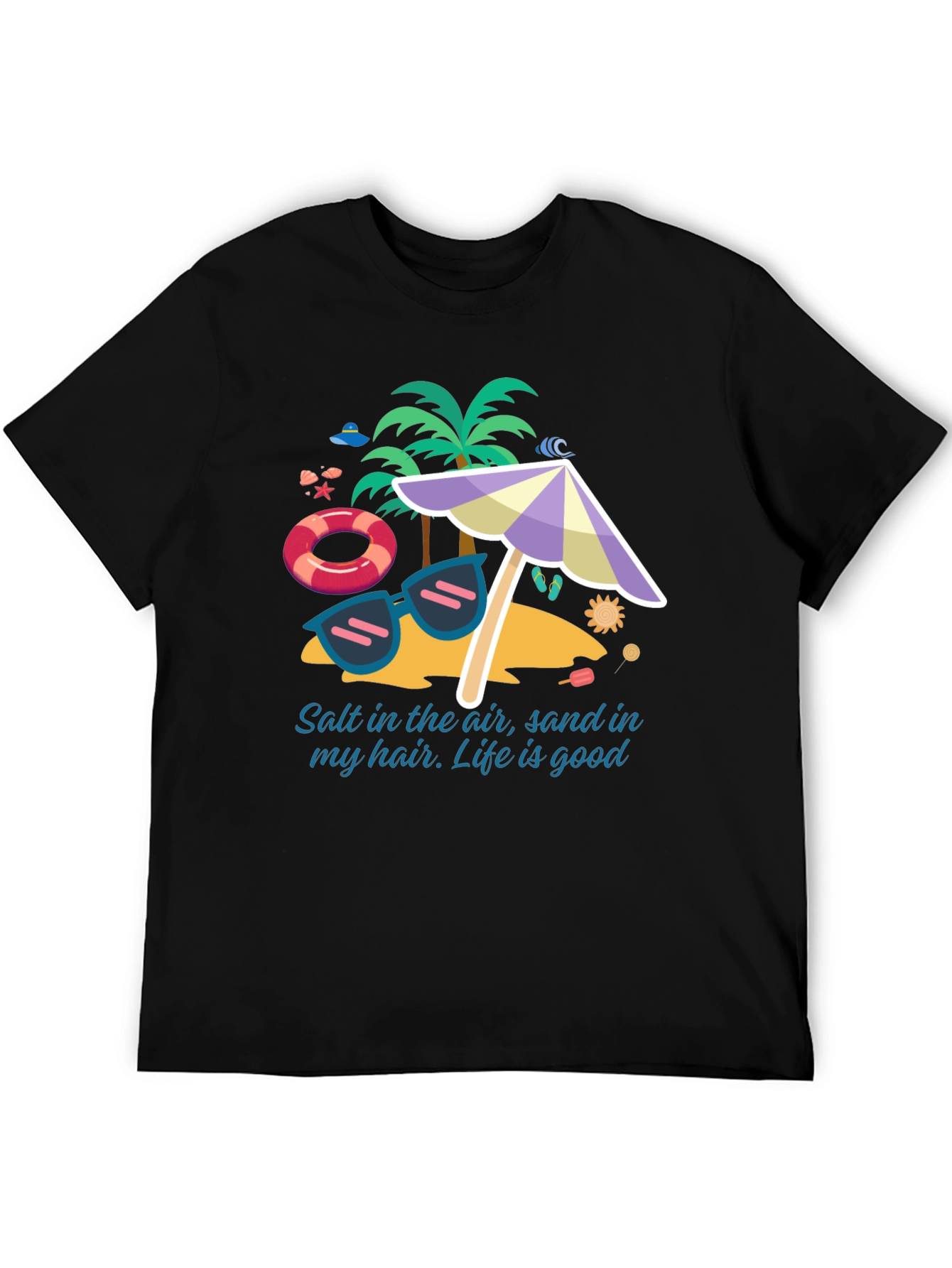 Salt In The Air Beach Graphic T-Shirt