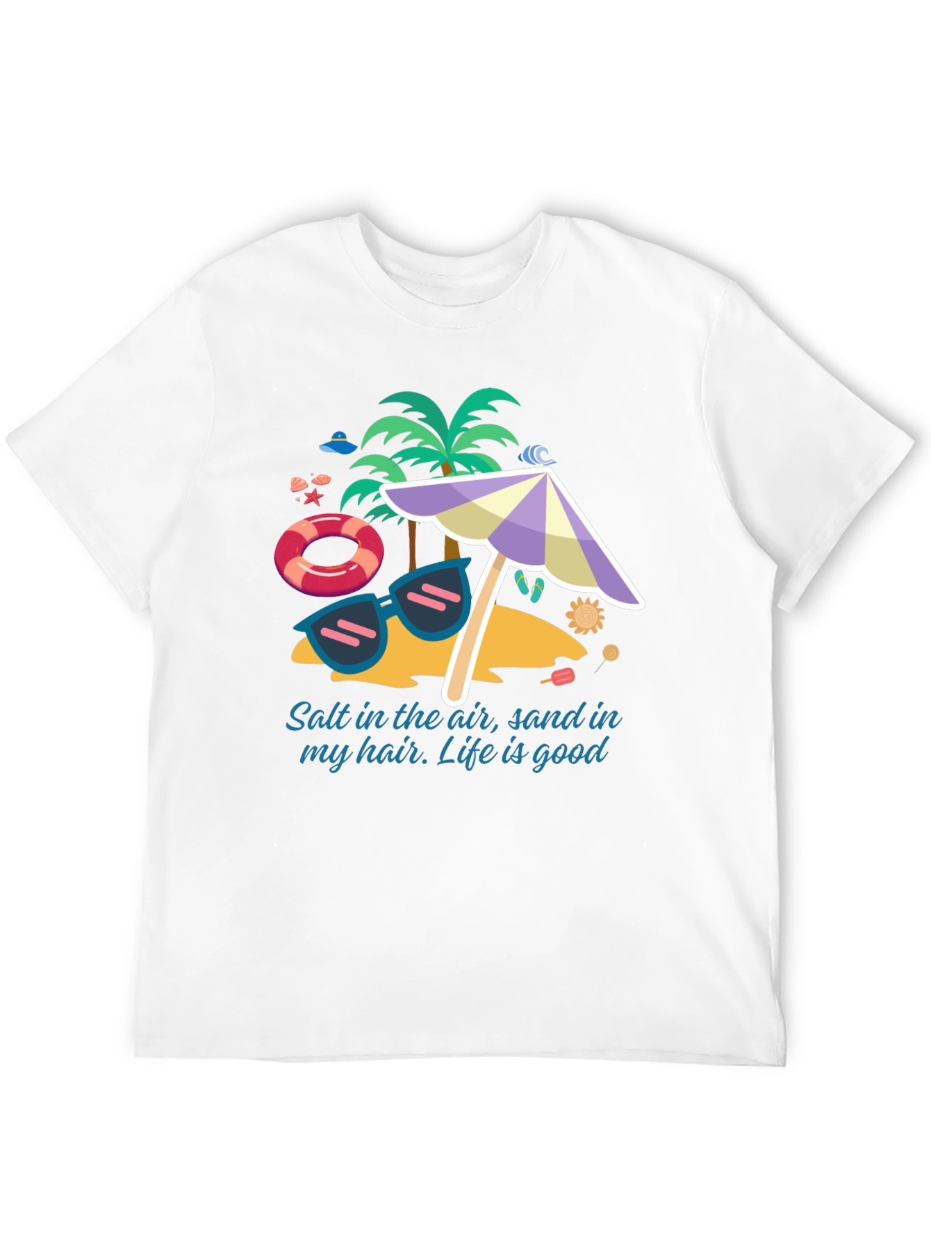 Salt In The Air Beach Graphic T-Shirt