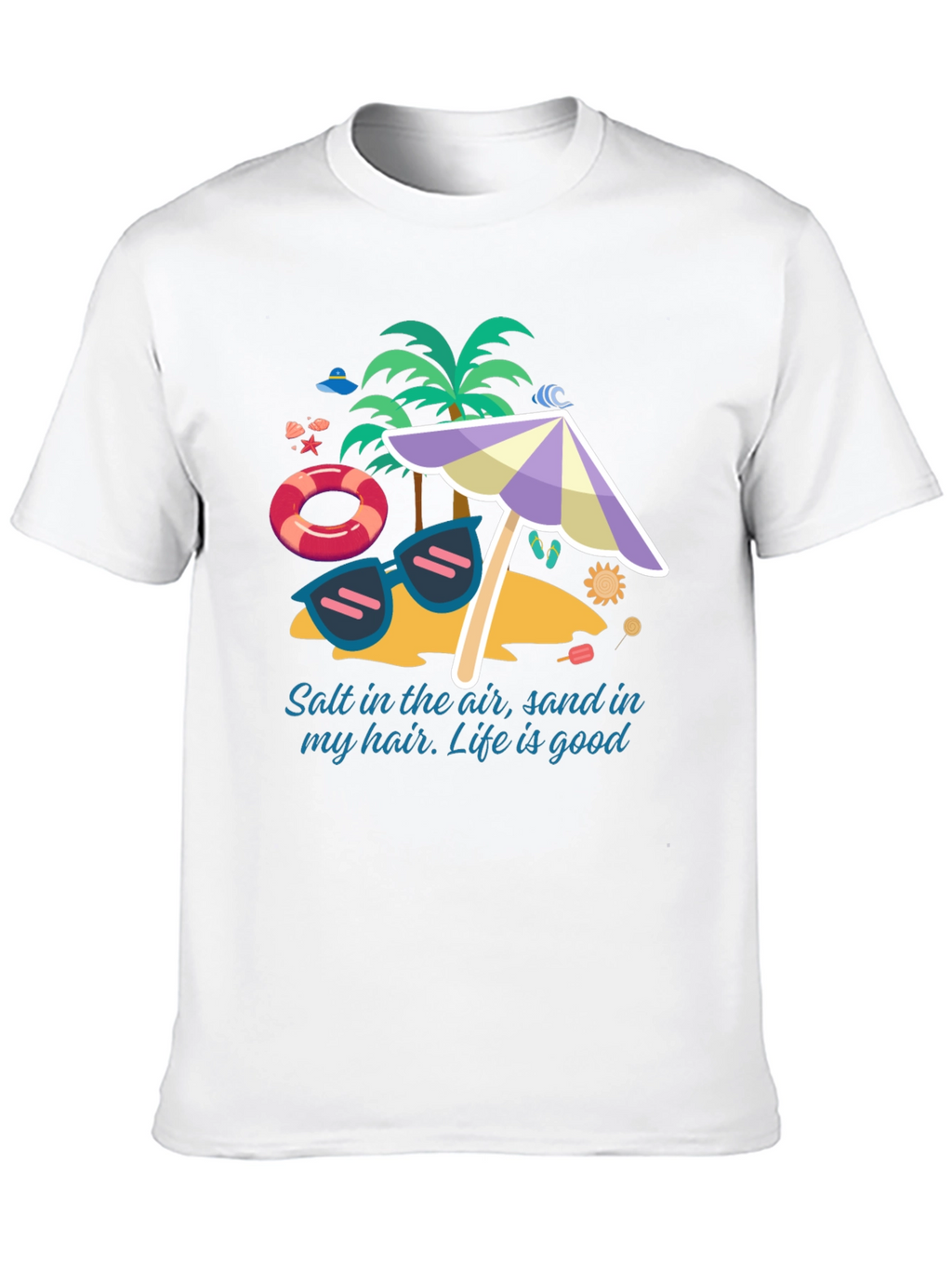 Salt In The Air Beach Graphic T-Shirt