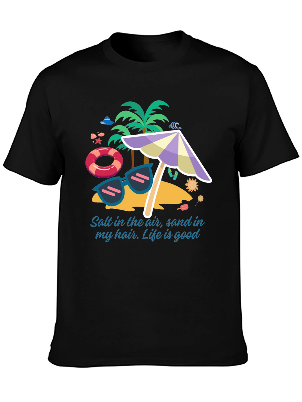 Salt In The Air Beach Graphic T-Shirt
