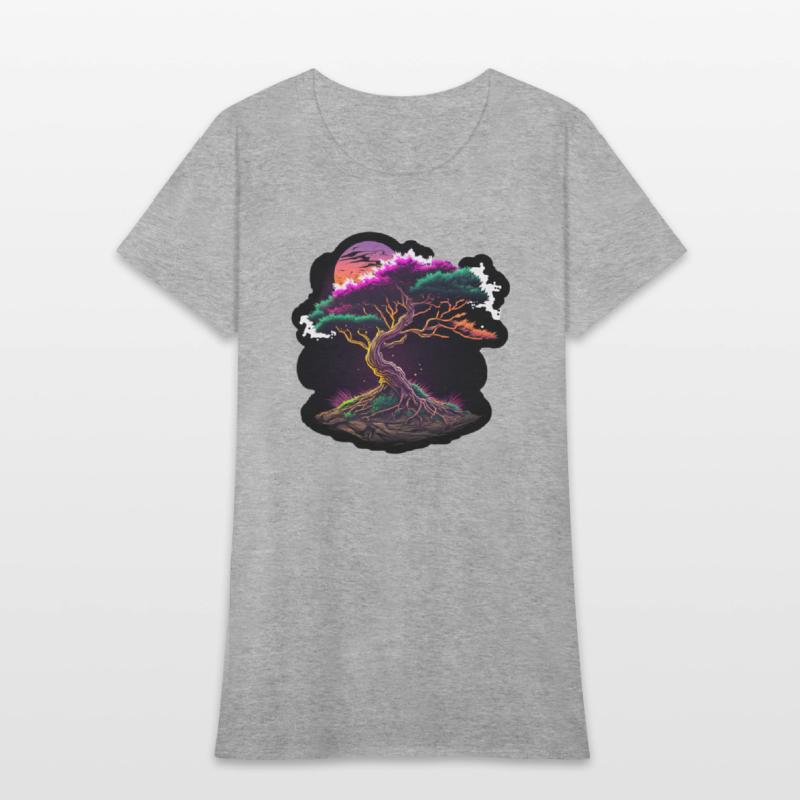 Synthwave Bonsai Tree