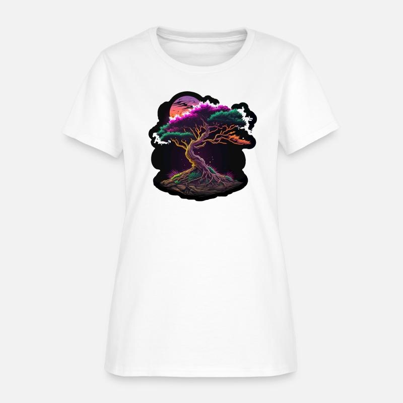 Synthwave Bonsai Tree