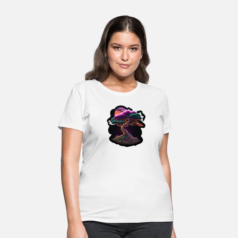 Synthwave Bonsai Tree