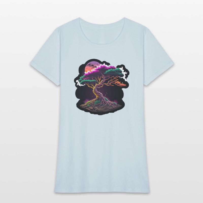 Synthwave Bonsai Tree