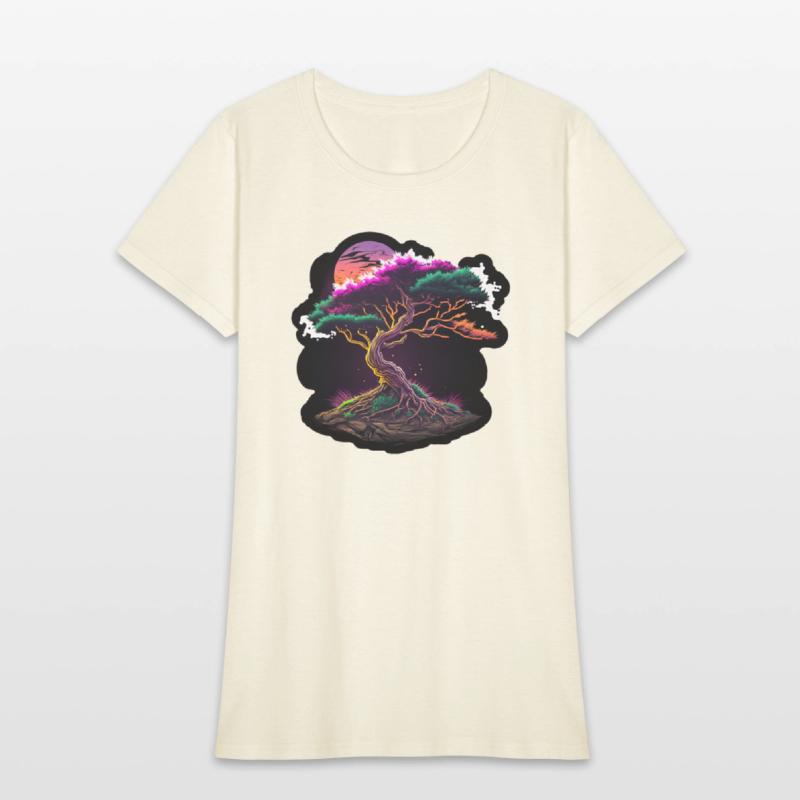 Synthwave Bonsai Tree