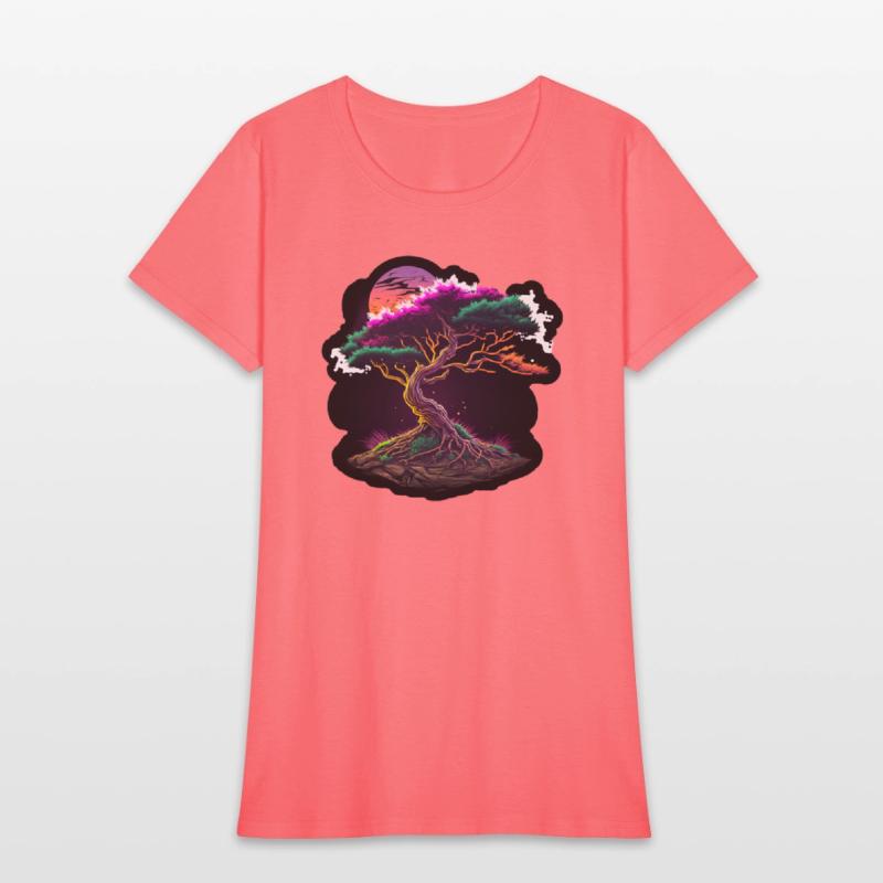 Synthwave Bonsai Tree