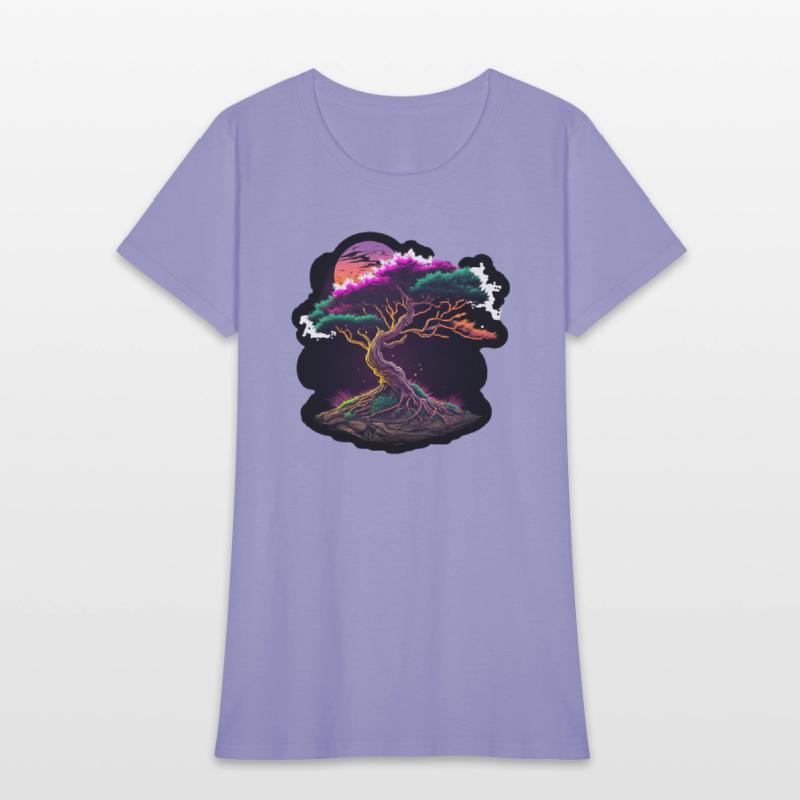 Synthwave Bonsai Tree