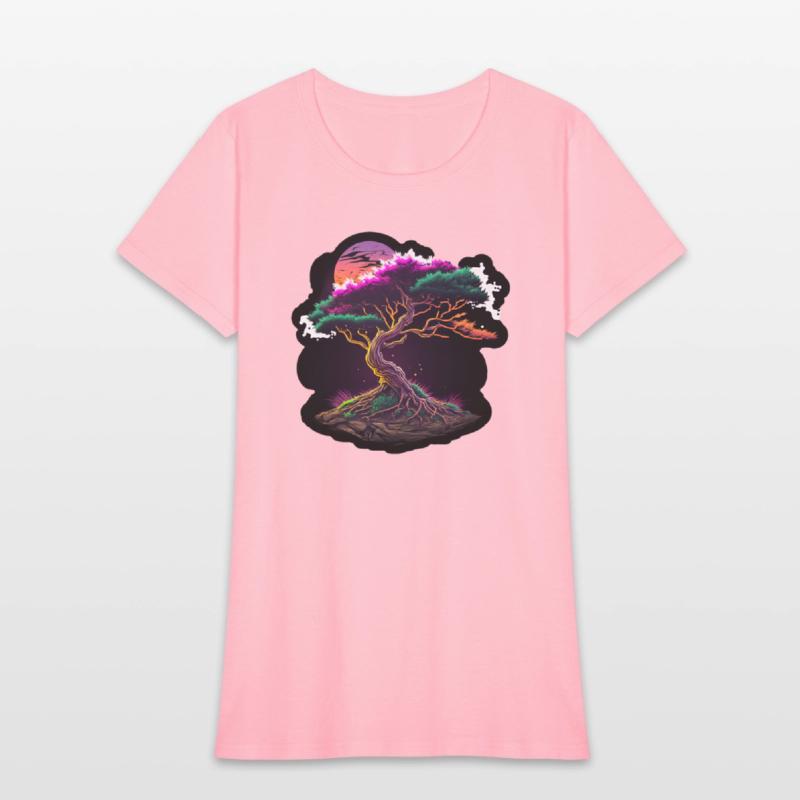 Synthwave Bonsai Tree